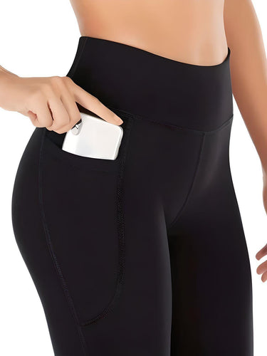 Women's High Waist Flared Yoga Pants with Pockets -, Activewear , Drestiny , Australia, Black, Canada, Casual Pants, Dark Blue, Dark Grey, Gender_Women, Grey, L, Light Grey, M, Navy, New Zealand, S, United Kingdom, United States, Wine Red, XL, XXL , Drestiny , www.shopdrestiny.com